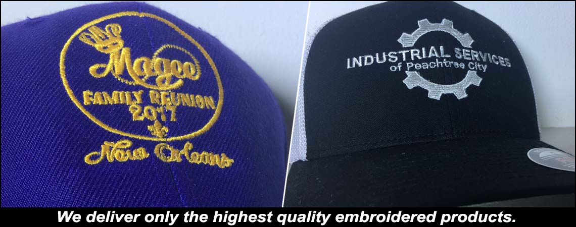 embroidered hats