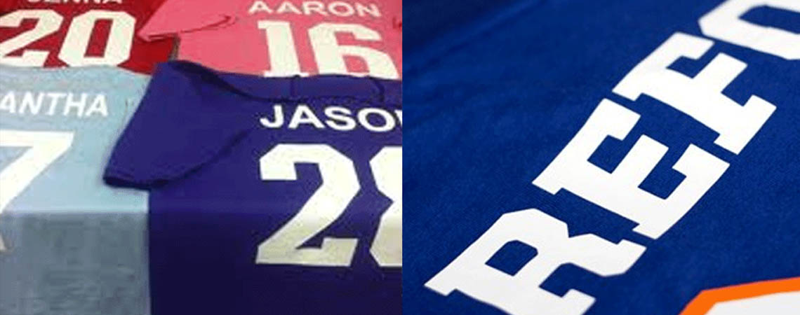vinyl jersey letters